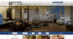 Desktop Screenshot of hattenhotel.com