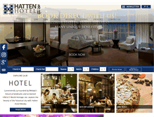 Tablet Screenshot of hattenhotel.com
